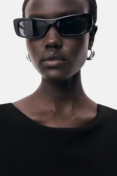 Kleedje met korte mouwen - zwart