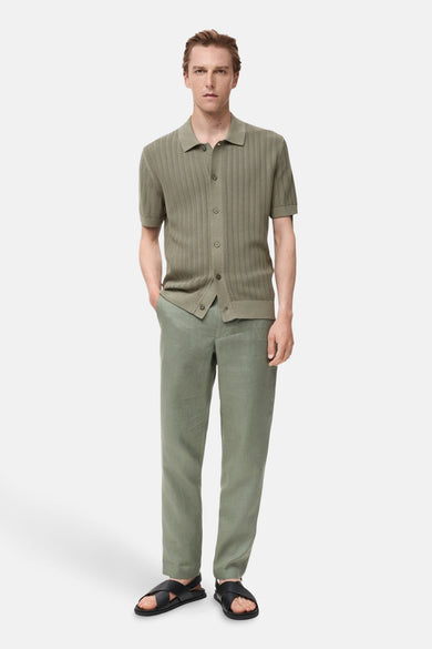 Chemise (manches courtes) Vert - MANGO