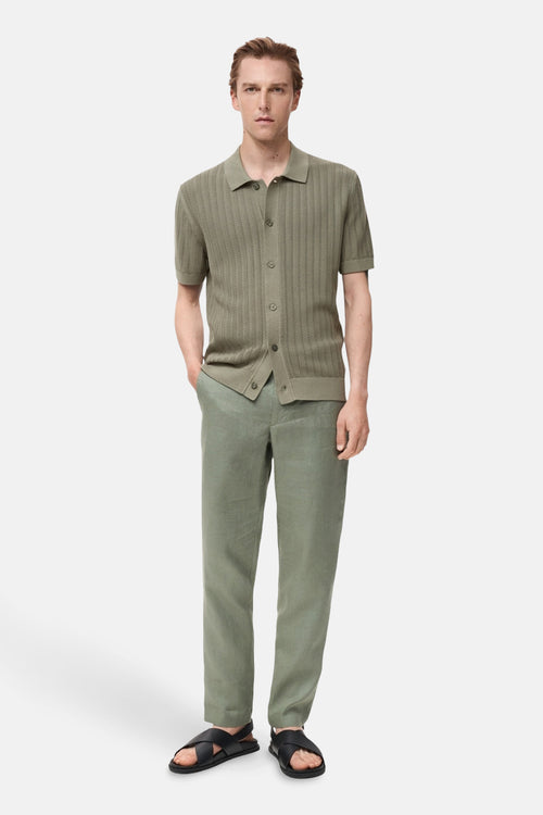 Chemise (manches courtes) Vert - MANGO