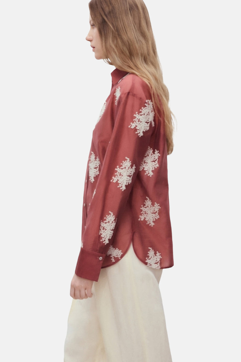 Hemd met lange mouwen - Bruin