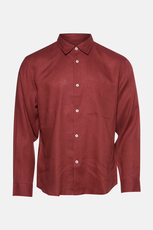 Chemise (manches longues) Rouge - MANGO