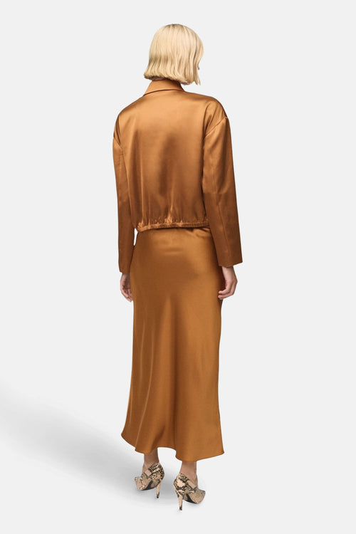 Jupe longue Brun - MANGO