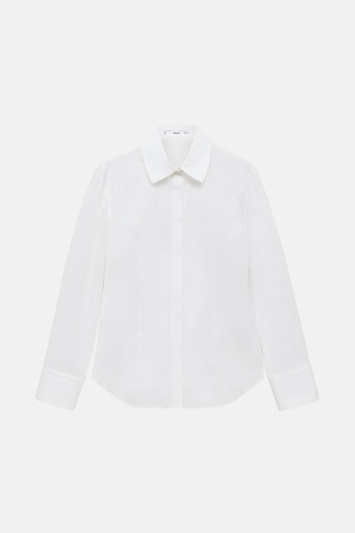 Chemisier (manches longues) Blanc - MANGO