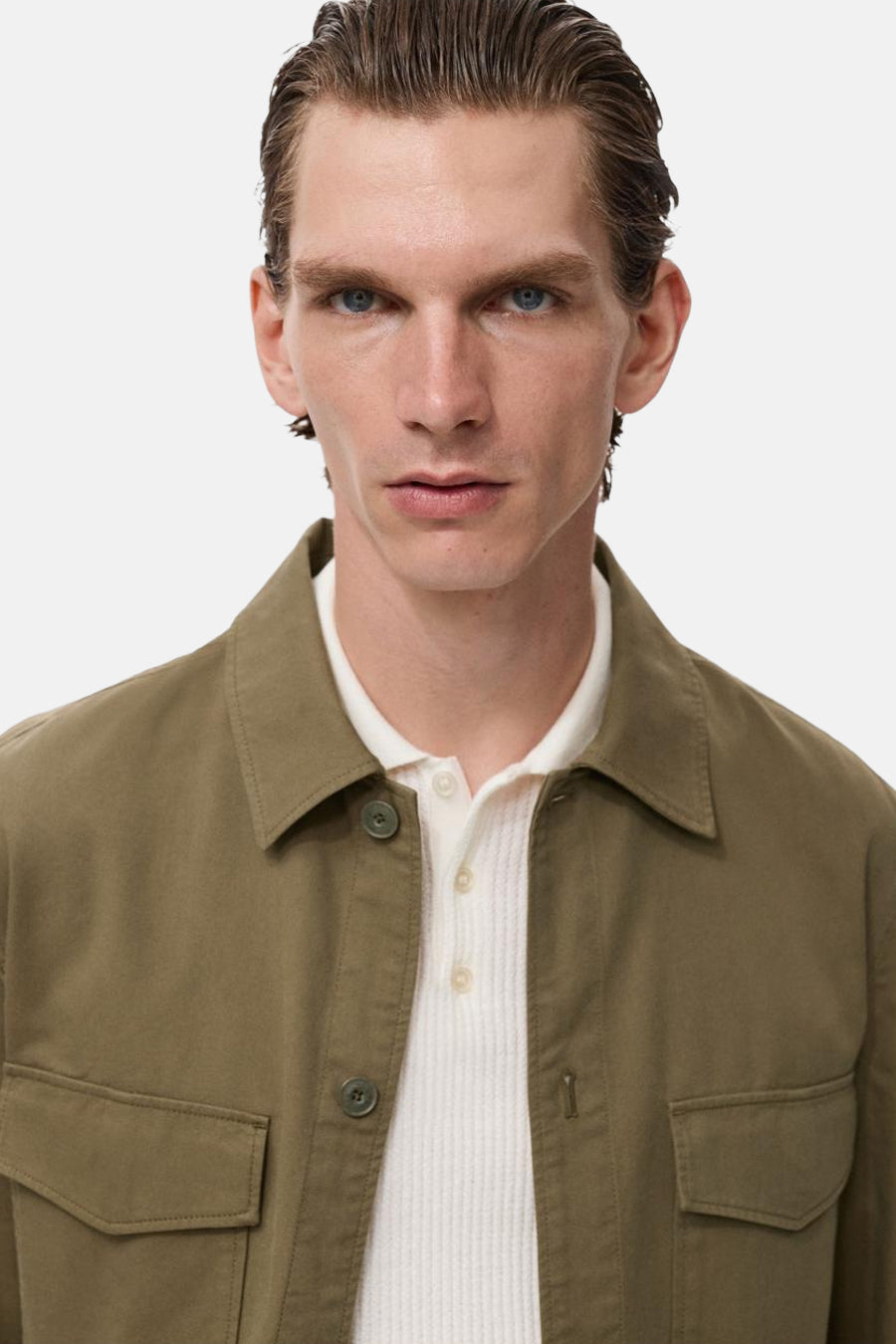 Hemd (lange mouwen) khaki - MANGO