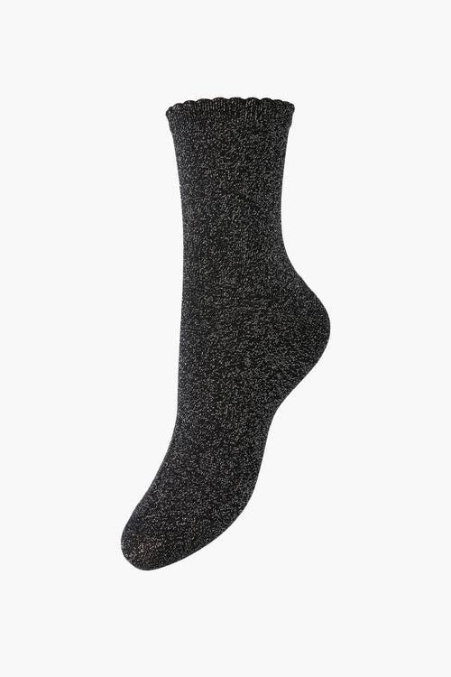 PCSEBBY GLITTER LONG 1 PACK SOCKS NOOS