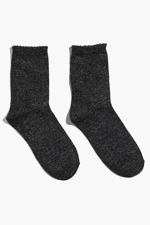 PCSEBBY GLITTER LONG 1 PACK SOCKS NOOS