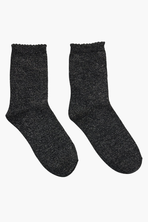PCSEBBY GLITTER LONG 1 PACK SOCKS NOOS