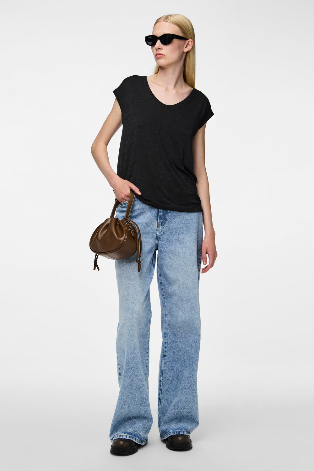 T-shirt (korte mouwen) Zwart - PIECES®