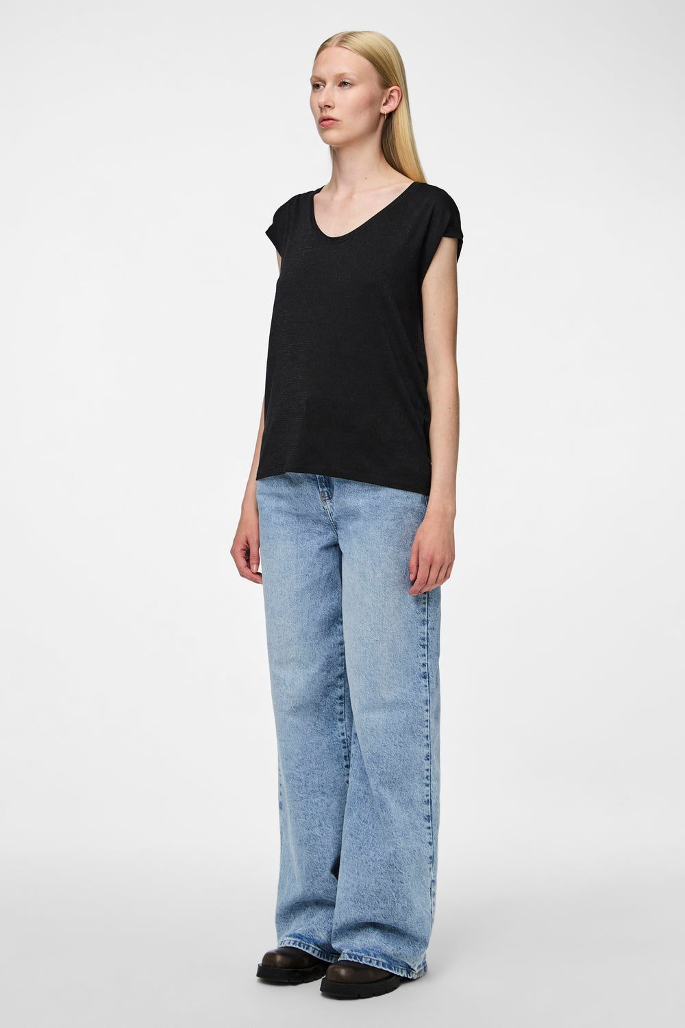 T-shirt (korte mouwen) Zwart - PIECES®