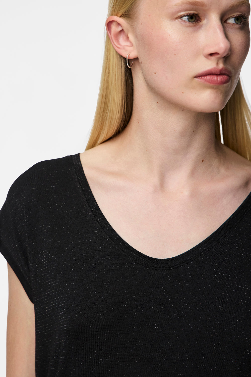 T-shirt (korte mouwen) Zwart - PIECES®