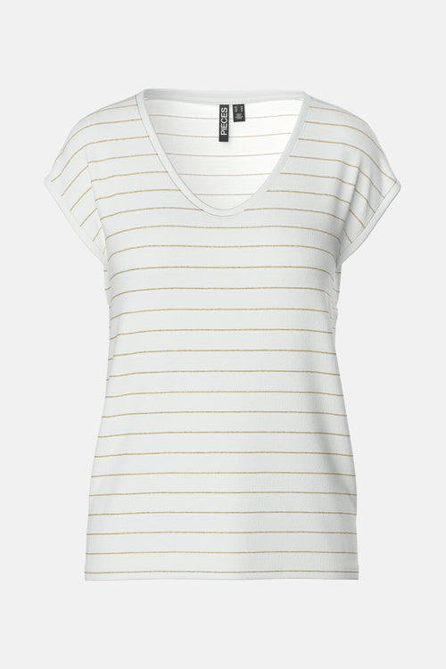 T-shirt (manches courtes) Blanc - PIECES®