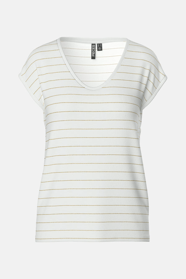 T-shirt (manches courtes) Blanc - PIECES®