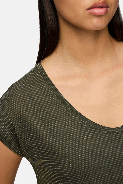 PCBILLO TEE LUREX STRIPES JRS NOOS BC