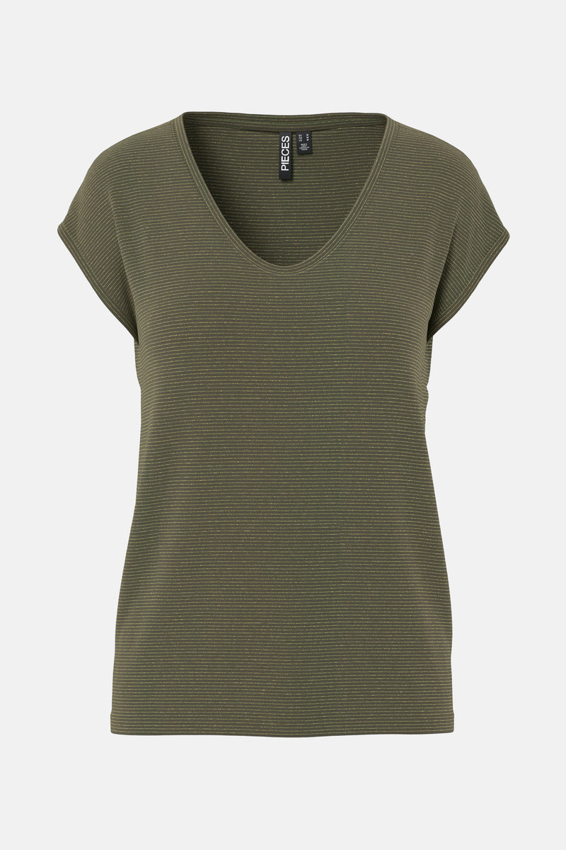 PCBILLO TEE LUREX STRIPES JRS NOOS BC