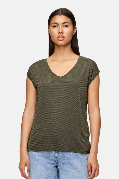 PCBILLO TEE LUREX STRIPES JRS NOOS BC