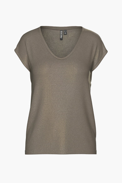 T-shirt met korte mouwen - bruin