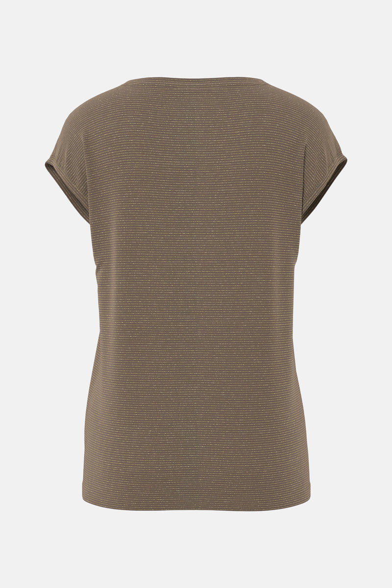 T-shirt met korte mouwen - bruin