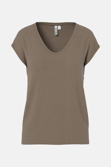 T-shirt met korte mouwen - bruin