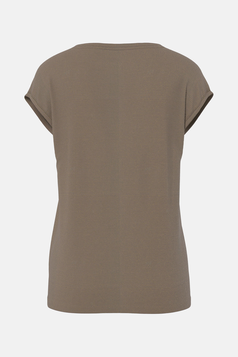 T-shirt met korte mouwen - bruin