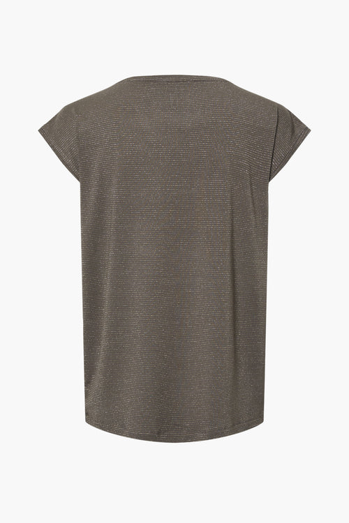 T-shirt met korte mouwen - bruin