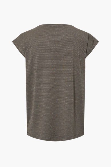 T-shirt met korte mouwen - bruin