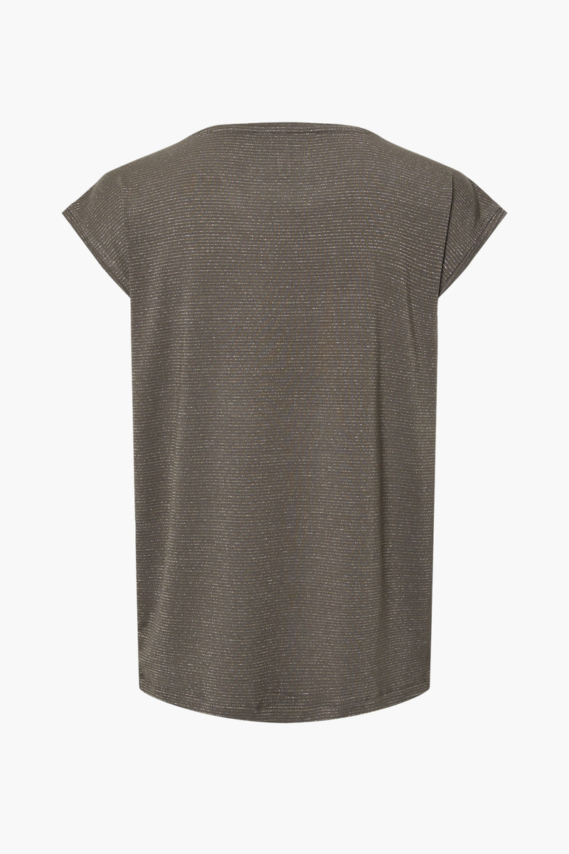 T-shirt met korte mouwen - bruin