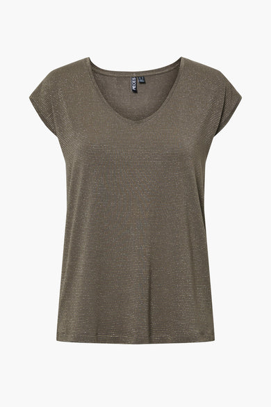 T-shirt met korte mouwen - bruin