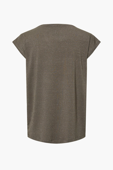 T-shirt met korte mouwen - bruin