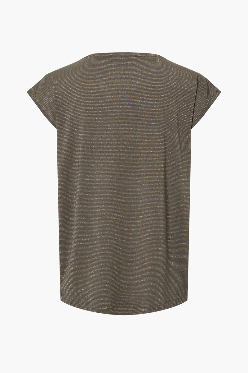 T-shirt met korte mouwen - bruin