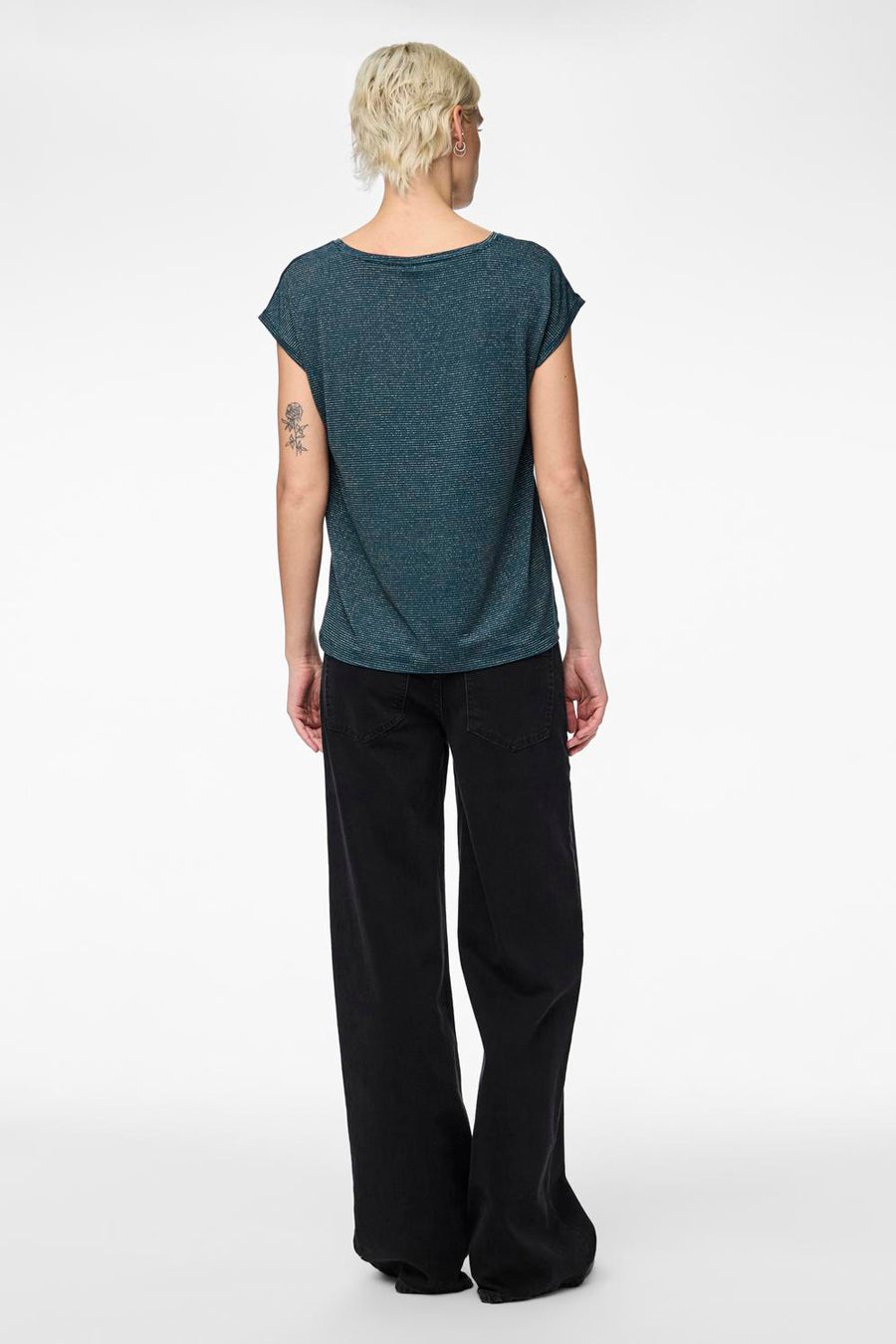 T-shirt (korte mouwen) Blauw - PIECES®