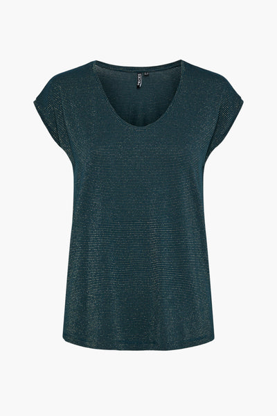 T-shirt (korte mouwen) Blauw - PIECES®