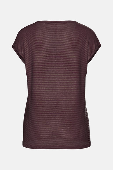 T-shirt à manches courtes - Bordeaux