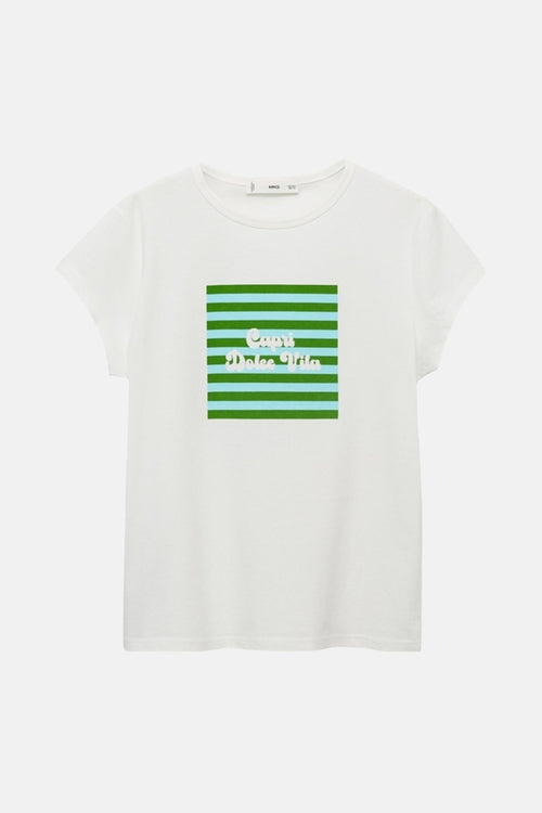 T-shirt (manches courtes) Vert - MANGO