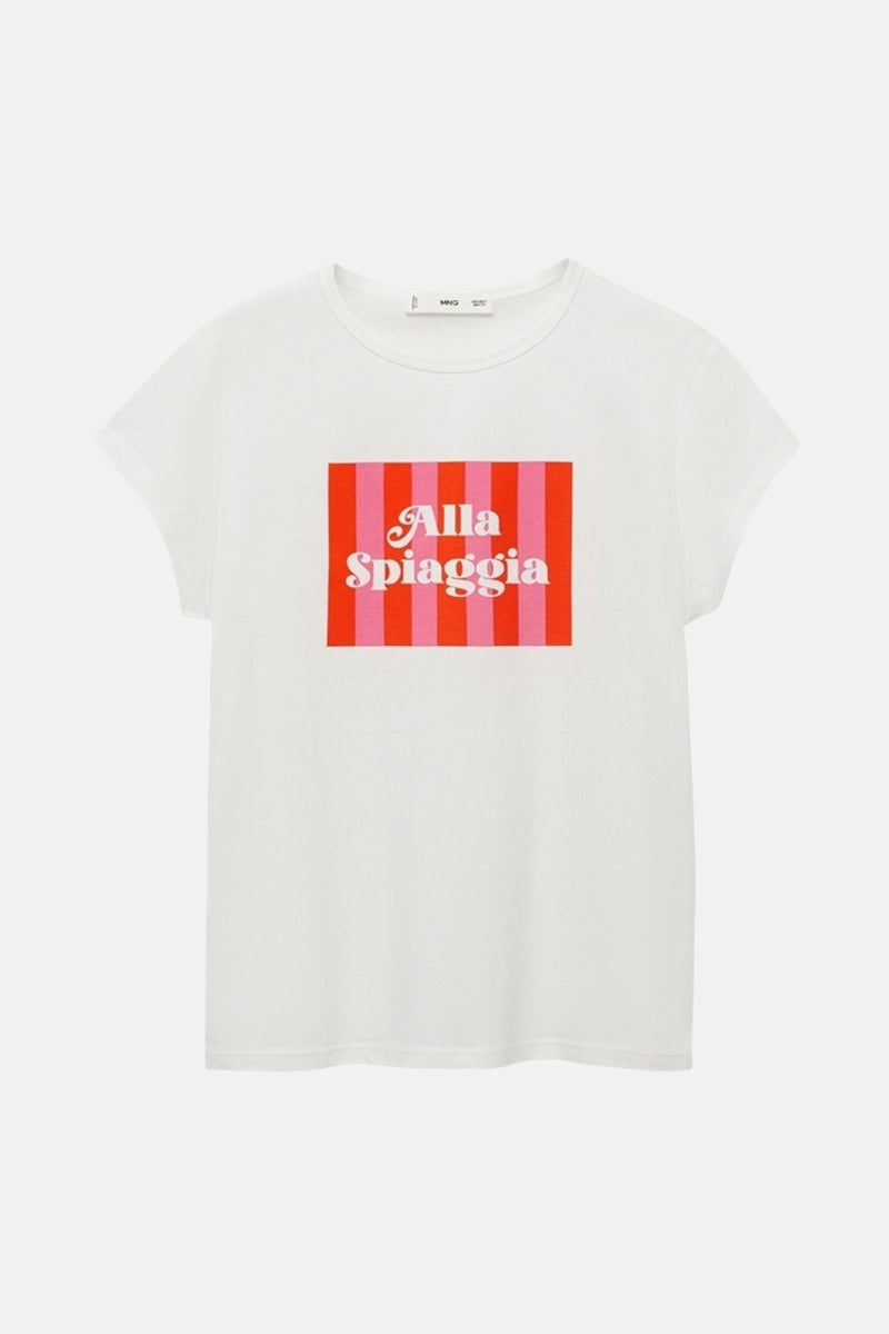 T-shirt met korte mouwen - Wit