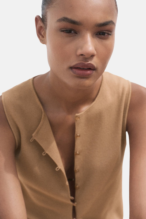 Gilet Brun - MANGO
