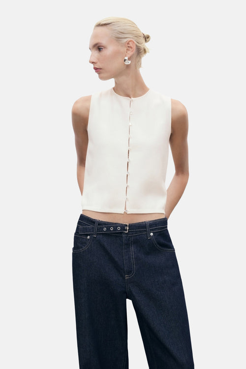 Gilet blanc - MANGO