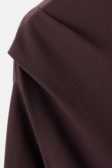 Blouse met lange mouwen - bruin