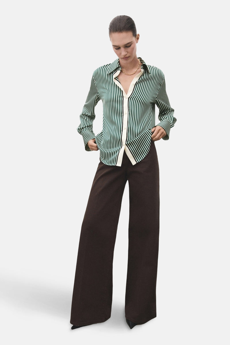 Hemd met lange mouwen - Groen