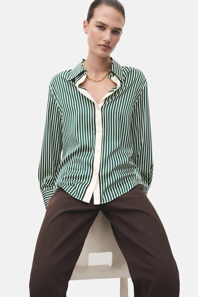 Hemd met lange mouwen - Groen