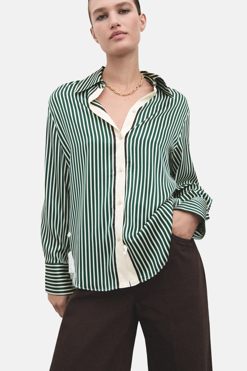 Chemise à manches longues - Vert