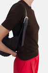 Top uni manches courtes Brun - MANGO