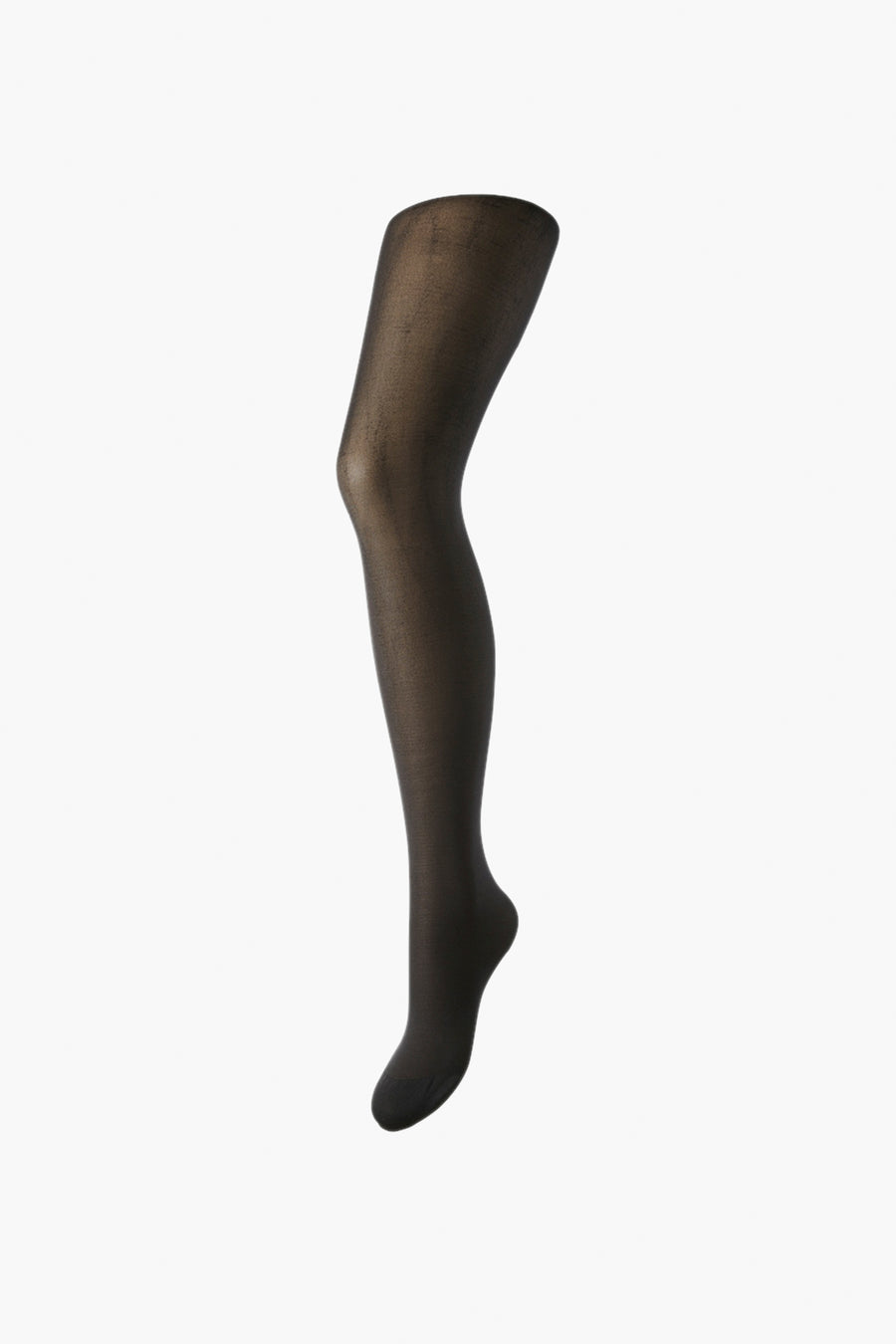 Zwarte panty van PIECES®, ondoorzichtig en glad, op een witte achtergrond.