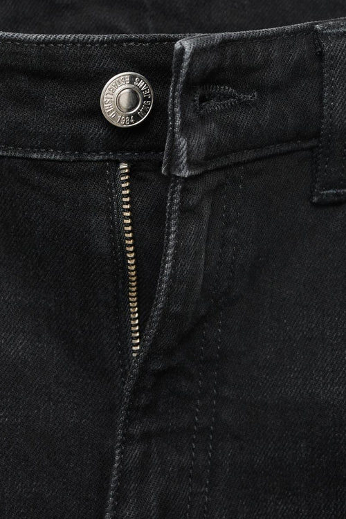 Jean Mom DARK GREY DENIM - MANGO