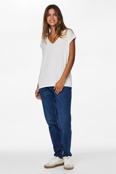 T-shirt (korte mouwen) Wit - PIECES®