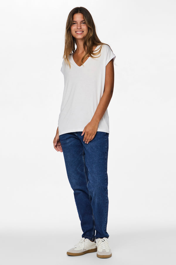 T-shirt (korte mouwen) Wit - PIECES®