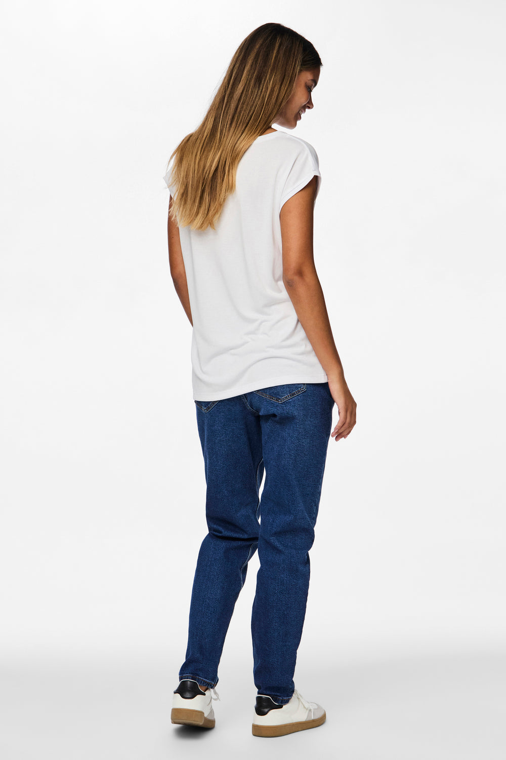 T-shirt (korte mouwen) Wit - PIECES®