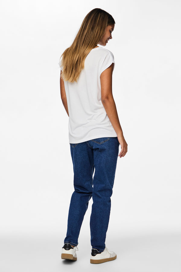 T-shirt (korte mouwen) Wit - PIECES®