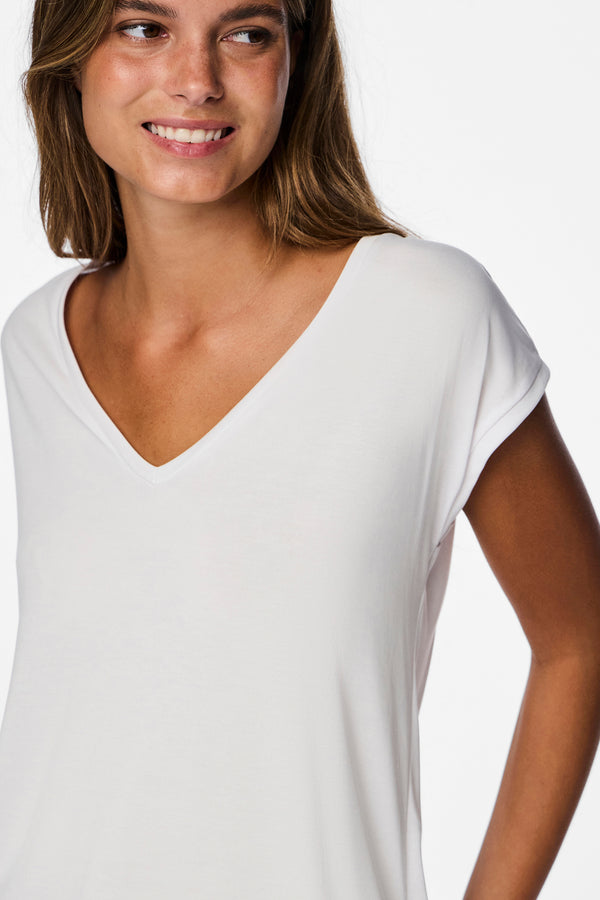 T-shirt (korte mouwen) Wit - PIECES®
