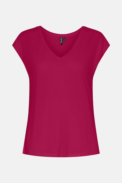 T-shirt (korte mouwen) Rouge - PIECES®