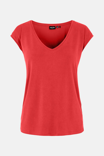 T-shirt (korte mouwen) Rouge - PIECES®